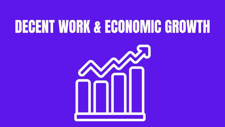 Read more about the article DECENT WORK AND ECONOMIC GROWTH: Promote sustained, inclusive and sustainable economic growth, full and productive employment and decent work for all